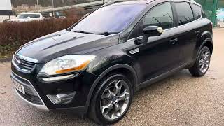 2011 Ford Kuga 2.0 TDCi Titanium AWD Panther Black - MEGA SPEC - PAN ROOF + LEATHER + XENONS + FSH