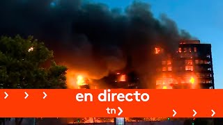 🔴 DIRECTO | ARDE un EDIFICIO  de 14 PLANTAS en VALENCIA  - 22/02/2024