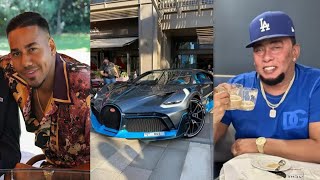 Romeo santo llego a la del mayimbe Anthony santos en un Bugatti de 7 millones a mostrárselo