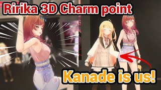 Kanade Can't Stop Touching Ririka in ReGloss 3D!!!