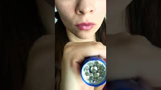 ASMR flashlight 🔦🔦🔦 watch out click clack led testing #shorts