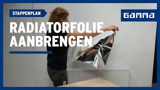 Radiatorfolie aanbrengen in 4 stappen | GAMMA België