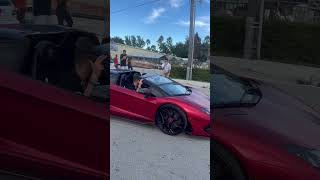 AVENTADOR SVJ HAS INSANE ACCELERATION!! #straightpipe #gintani #pov