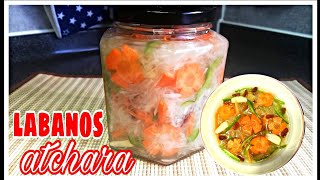 Atcharang labanos|pickled radish|side dish