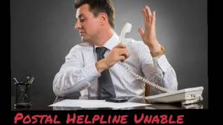 Postal Helpline Unable to give information