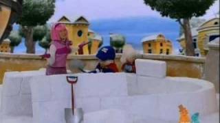 Лентяево / LazyTown - Снег, первый снег / Snow, give me snow (Russian)