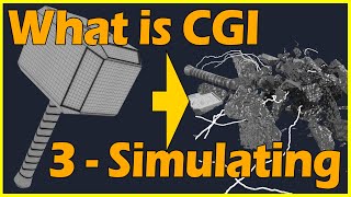 How is CGI Created - 3/5 Adding Simulations - A Quick Explanation