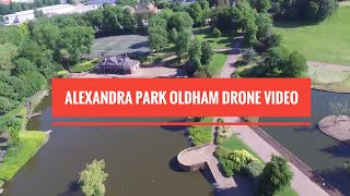 Alexandra Park Oldham Drone Video