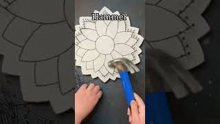 The 3 Main Steps to Creating Cutout Sunflower String Art