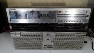 RADIO GRABADOR TAPE PLAYER SHARP GF-555 JAPAN 1980 RESTAURACION P1