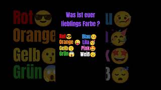 Was ist euer lieblings Farbe? #foryou #fypシ #shortvideo #abo #like #viral #farbe