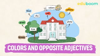 Colors. Opposite adjectives. │ Inglés en inglés, Principiantes