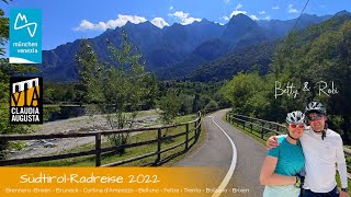 Südtirol-Radreise 2022- Tag 9: Kalterer See - Bozen - Brixen / Eisacktalradweg