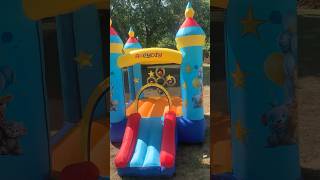 Akediy kids inflatable bounce house demo. #ad #affiliateslink