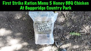 First Strike Ration Menu 5 Honey BBQ Chicken At Baggeridge Country Park