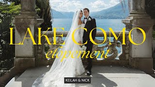 Dreamy Lake Como Elopement Wedding by Somewhere Crazy