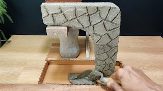 Very easy to make waterfall fountain