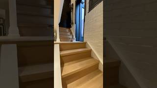 Staircase makeover from treads & risers, to drywall & paint! #diy #renovation #contractor