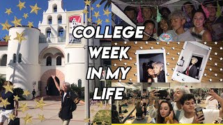 COLLEGE WEEK IN MY LIFE VLOG // SAN DIEGO STATE UNIVERSITY