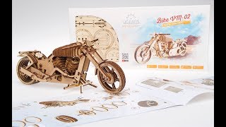 Ugears Bike VM 02 Mechanical Model Kit Assembly Instructions Video