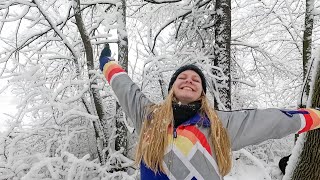 Snowshoeing through a Snowstorm