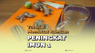 Tutorial Membuat Jamu Ramuan Peningkat Sistem Imun