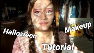 MAKEUP POUPÉE HALLOWEEN Tuto