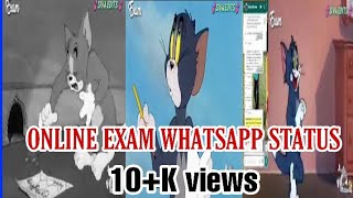 Online exam whatsapp status tamil//funny exam status //after exam before exam //sad bgm status