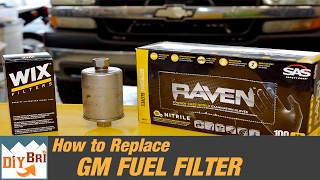 How To Replace a Fuel Filter on a Chevy Truck | 2006 & Older