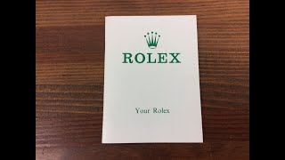 Rolex Your Rolex Booklet 1974 + Free Post