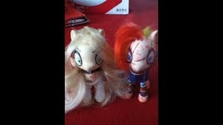 Chucky & Tiffany (customs ponies)