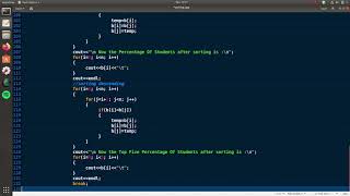 C++ Code For ImplementationOf Selection Sort And Bubble Sort