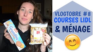 VLOGTOBRE #8 🍁 Courses Lidl & Petit ménage 🧽 | La Vie En Rousse