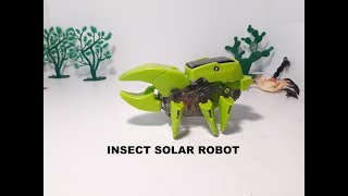 Güneş Enerjisi ile Haraket Eden Böcek Robot ( INSECT  SOLAR ROBOT )