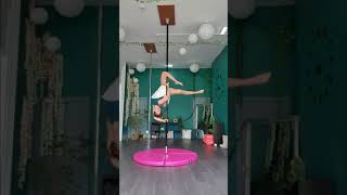 How to pole dance - advanced pole flow - Level5 Pole combo