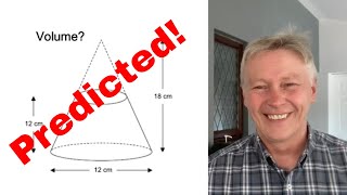 GCSE Maths Predicted 2023 Volume of a Frustum