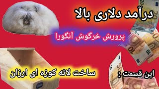 روش ساخت لانه ارزان قیمت برای خرگوش