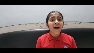 Tribute to Lataji by EIS Student Simar Bhatnagar (Std.6-A)