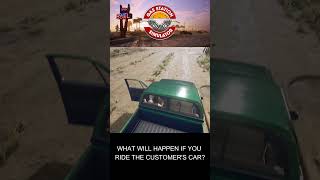 Gas Station Simulator | What Will Happen If You Ride The Customer's Car?