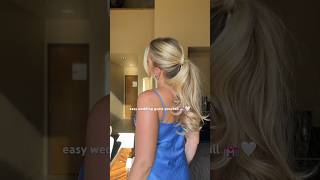 part 3 wedding guest hairstyles 💒🤍 #hairhacks #hairtutorial #ponytail #weddingguesthairstyles