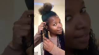 New hair style #international students #diyhairstyles #shorts #shortsvideo  #valentinemukeni