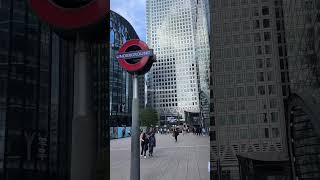 Canary Wharf vibes 🤍 #london #londonlife #uk #canarywharf #shorts #travel