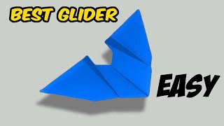 Paper Airplanes Easiest to Fly Farthest| GLIDER | More than 2200 feet (origami airplane)