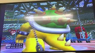 M&S at the Beijing 2008 Olympics Hammer Throw (Mario vs Yoshi vs Peach) + Bowser loses