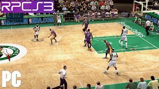 PS3 NBA Live 09 on PC HD 60fps RPCS3 Emulator (09 demo)