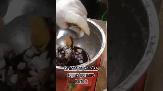 Comerías Éste Ceviche de Conchas Negras? Comida Callejera Peruana #comida #food #ceviche #viral