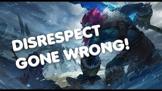 Disrespect gone wrong!