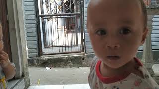 #vlog1st SIKEMBAR MAIN DEPAN RUMAH