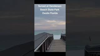 Sunset at Henderson Beach State Park, Destin Florida