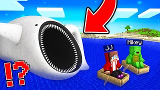 JJ and Mikey VS SEA EATER Monster CHALLENGE in Minecraft / Maizen Minecraft